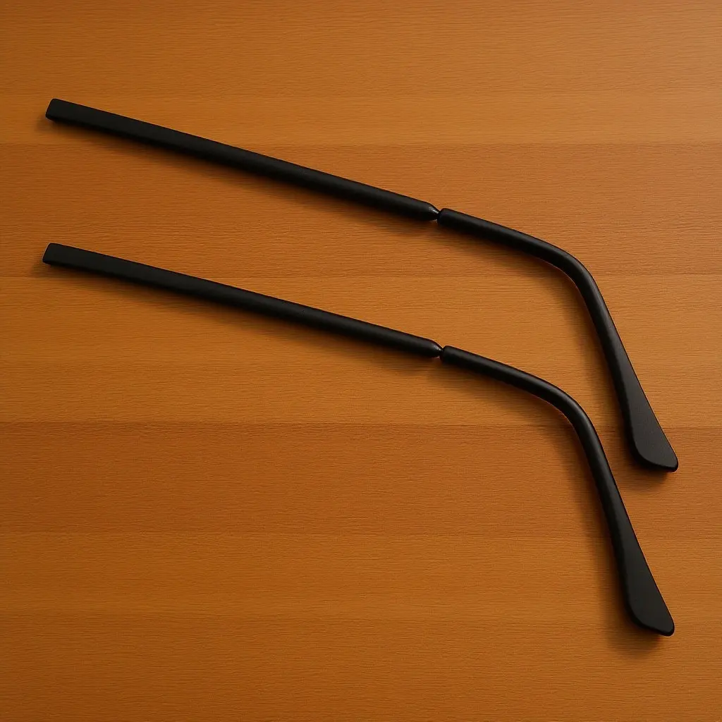 

1 Pair Glasses Arm Replacement Metal Eyeglass Repair Parts Comfortable Lightweight Easy Install Replacement Temples Glasses