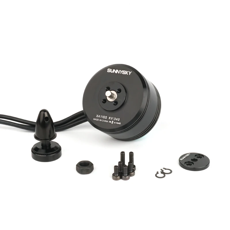 Sunnysky X4110S Original 340KV 400KV Outrunner Brushless Metal Gyro Motor for Multi-Rotor  and Multi-Axis Disc Motors