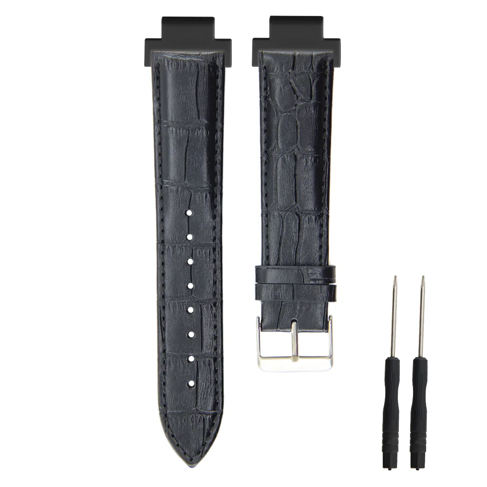 

Real Leather Watch Band For Garmin Watch 235 Quick Release Sweatproof Replacement Adjustable Sport Smart Watch Strap Men Women