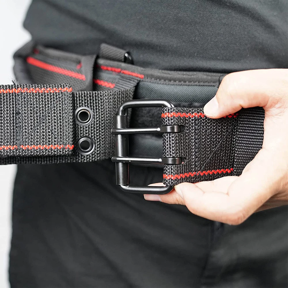 Heavy Duty Work Tool Belt with Extra Comfortable Foam Padded Fits upto 49\