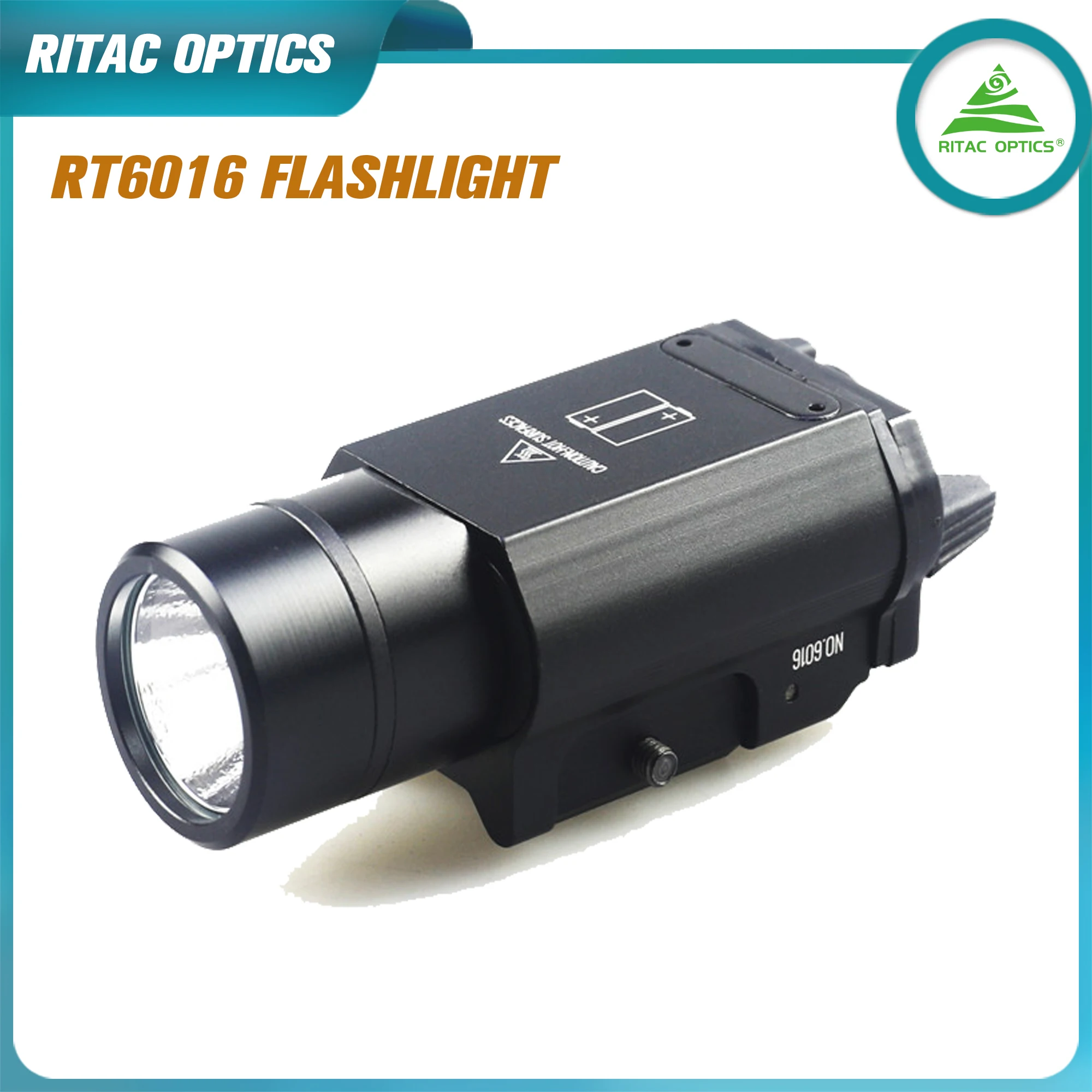 

Hunting flashlight LED Rail Mount Tactical Flashlight Pistol Light with Strobe & Weaver Quick Release for Hunting