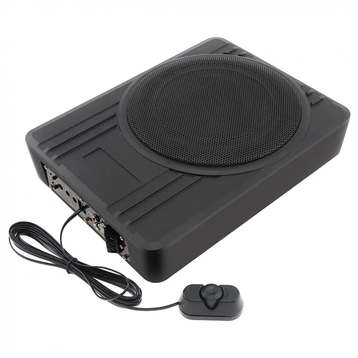 202510   Subwoofer ultrasottile per auto in pollici Ative Power Subwoofer automatico sottile Subwoofer per auto sottile con amplificatore di potenza grande 12V