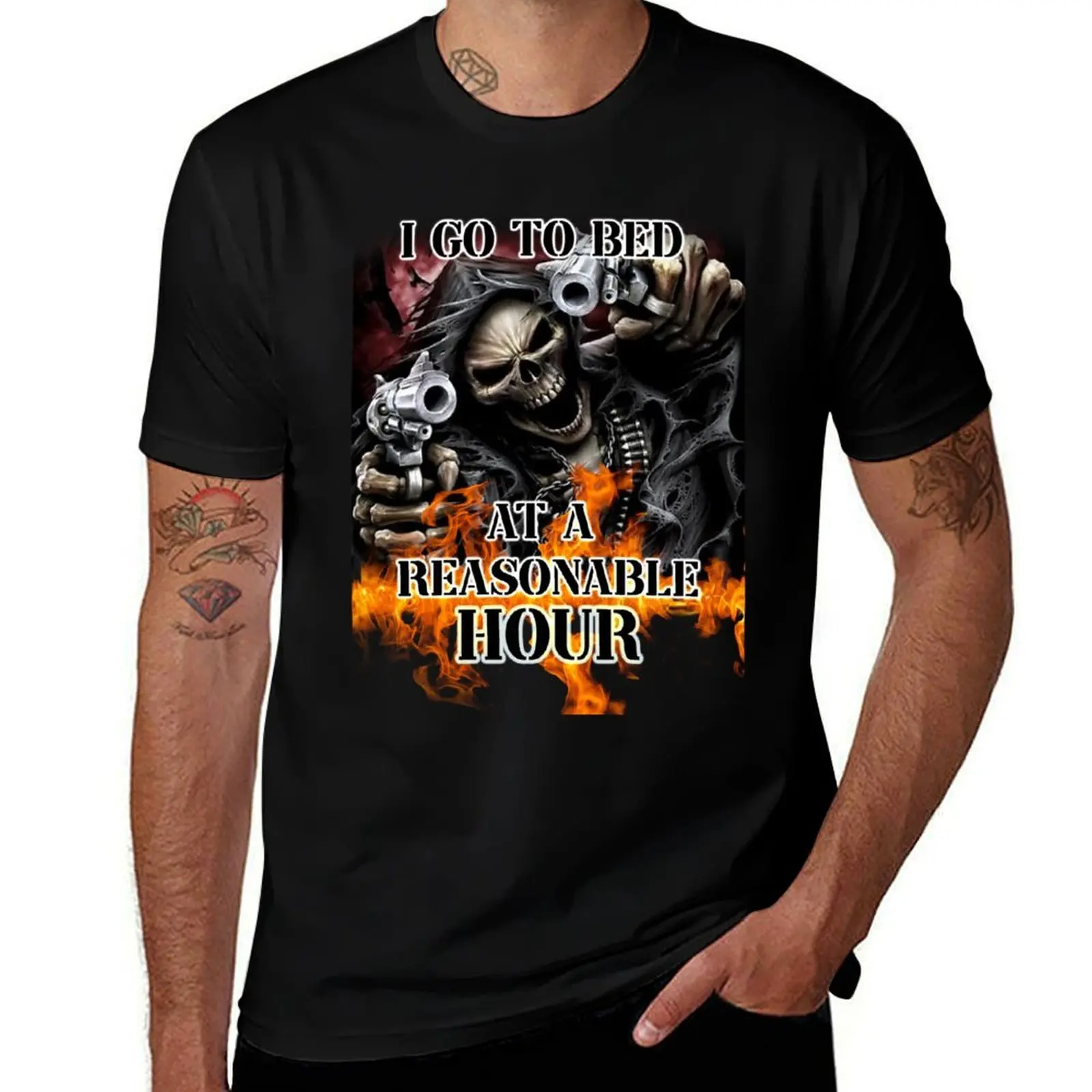 i go to bed at a reasonable hour T-Shirt Quick Dry Outdoor Sports T-Shirt