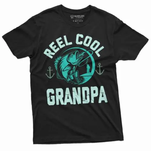 Fishing Shirt Reel Cool Grandpa Shirt Fishing Tee Cool Fishing Gift For Grandpa