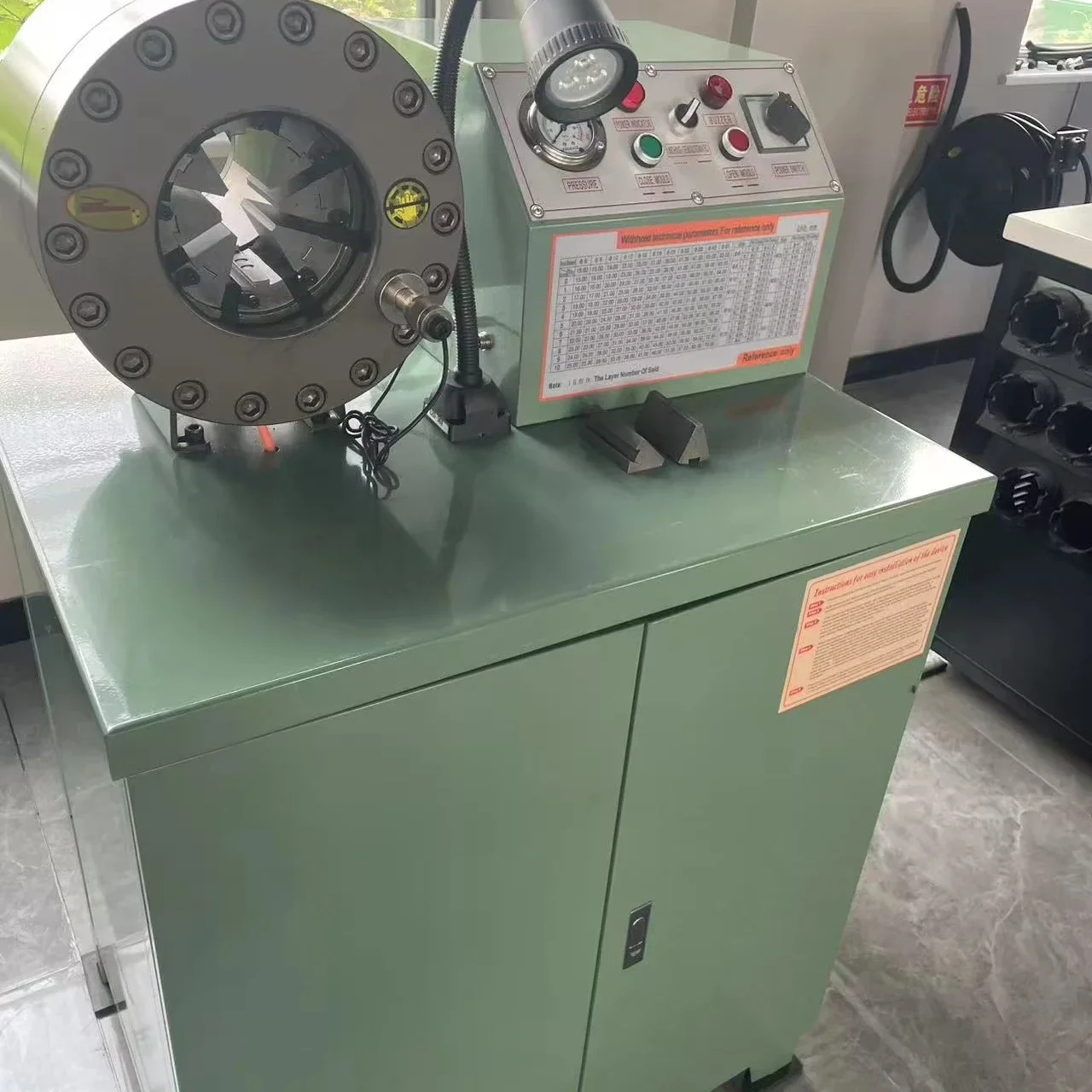 China's Strong Factory Produces Hose Crimping Machines With 110v/220v Multiple Voltage Options For Hydraulic Pipes