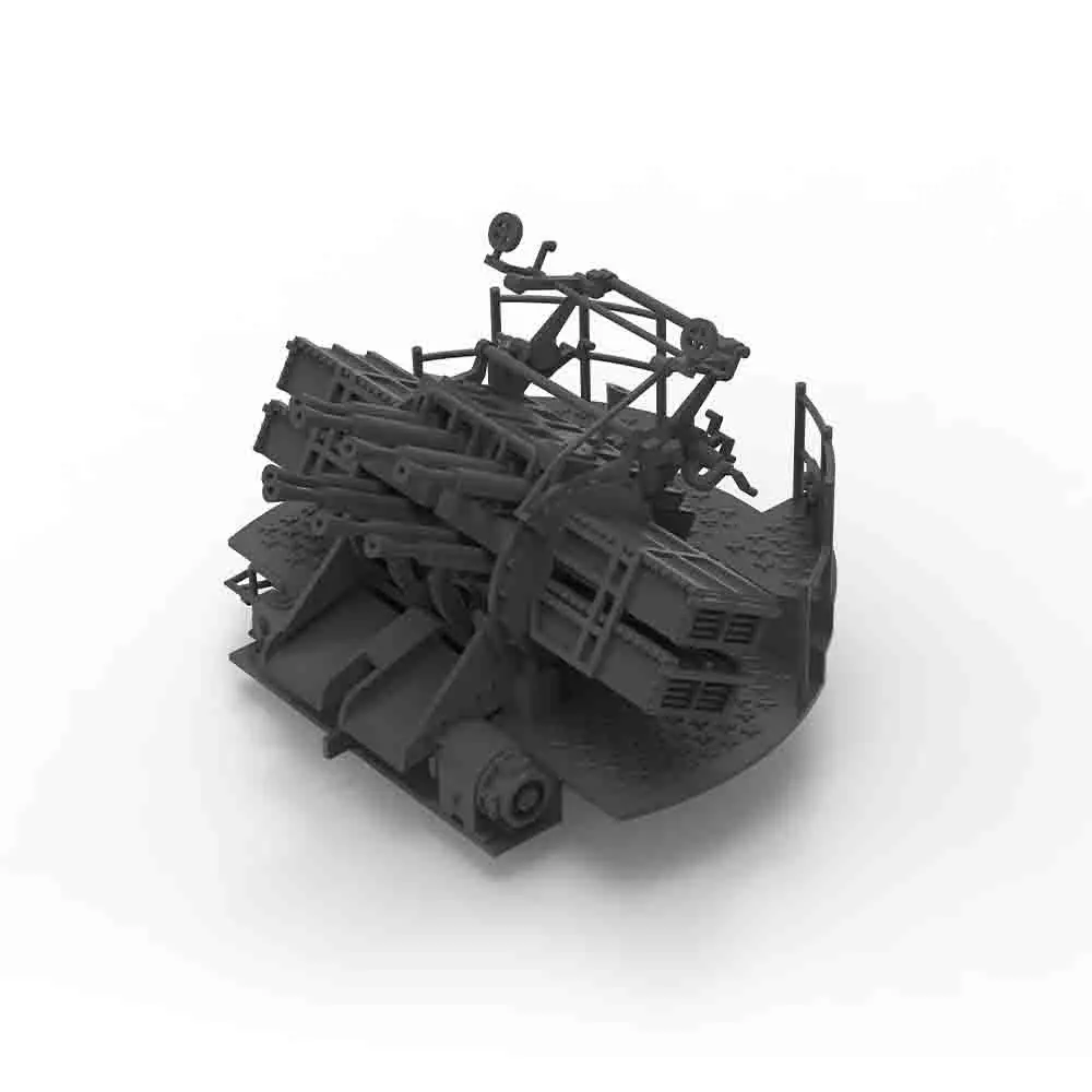 Yao\'s studio LY001B 1/144 1/200 1/350 3D Printed Resin Royal Navy 2-pounder Gun \