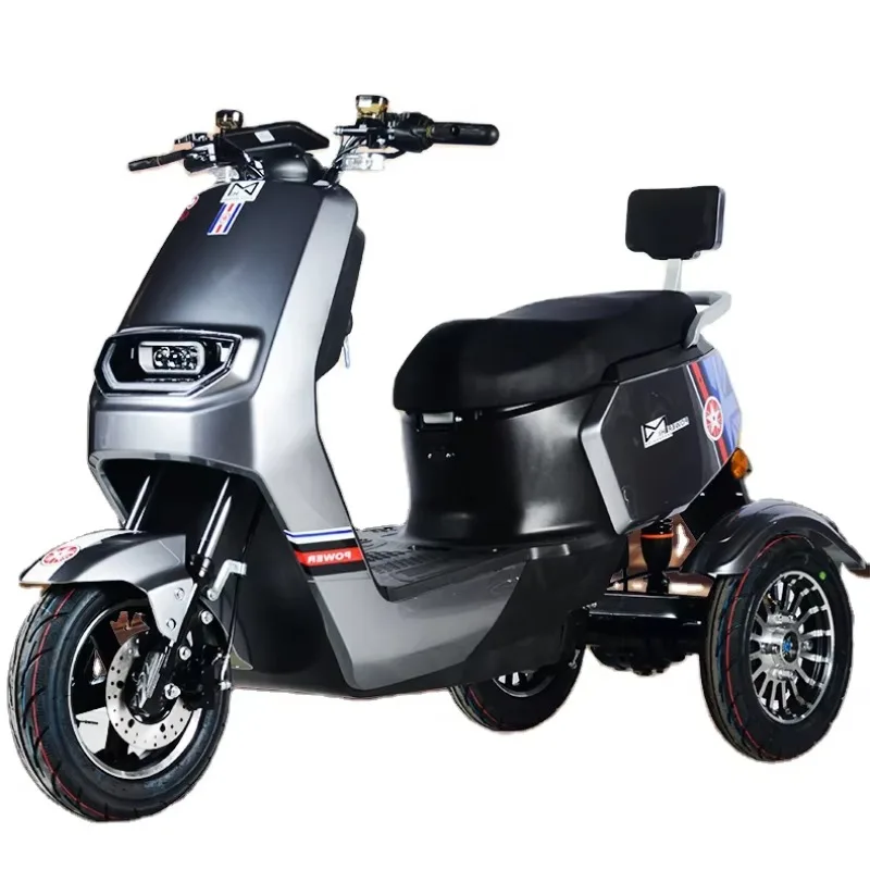 Hot Sale 2000km Long Range Electric Tricycles 3 Wheel E Motorcycle Tricycle Made in China