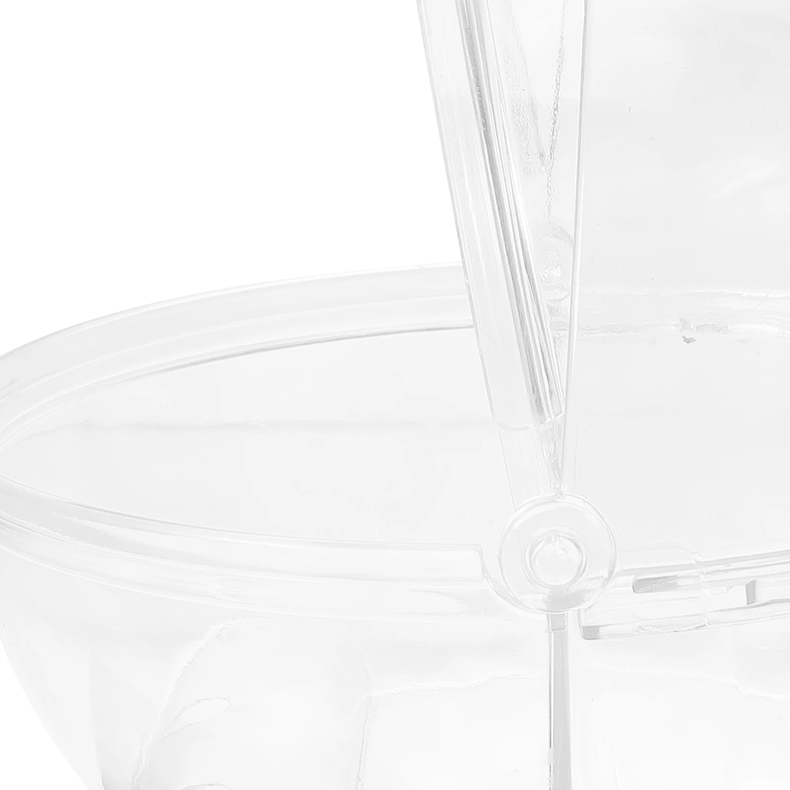 

Parrot Bath Tub Bird Cage Accessory Small Transparent Plastic Bathing Box for Parakeet Lightweight Durable Practical Easy Clean
