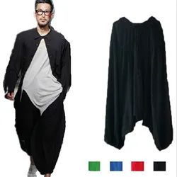 2026 Spring men's cross pants,plus size M-5XL casual pants, dancing trousers,Harem wide leg Pants,bloomers casual trousers