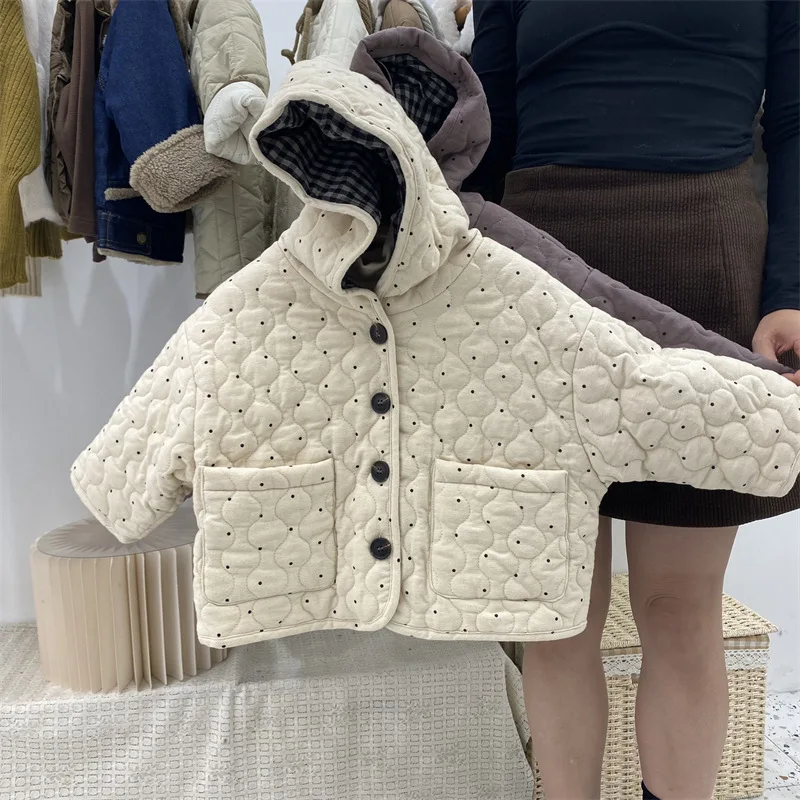 Boys Coat Jacket Cotton Windbreak 2024 Hot Warm Plus Thicken Spring Autumn High Quality Children\'s Clothing