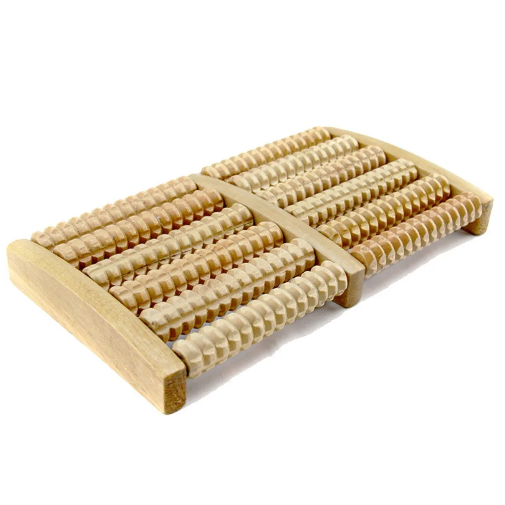 Wooden Foot Massage Roller Relieves Fatigue Foot Pain and Plantar Fasciitis Plantar Muscle Relaxation Tool Releases Lymph