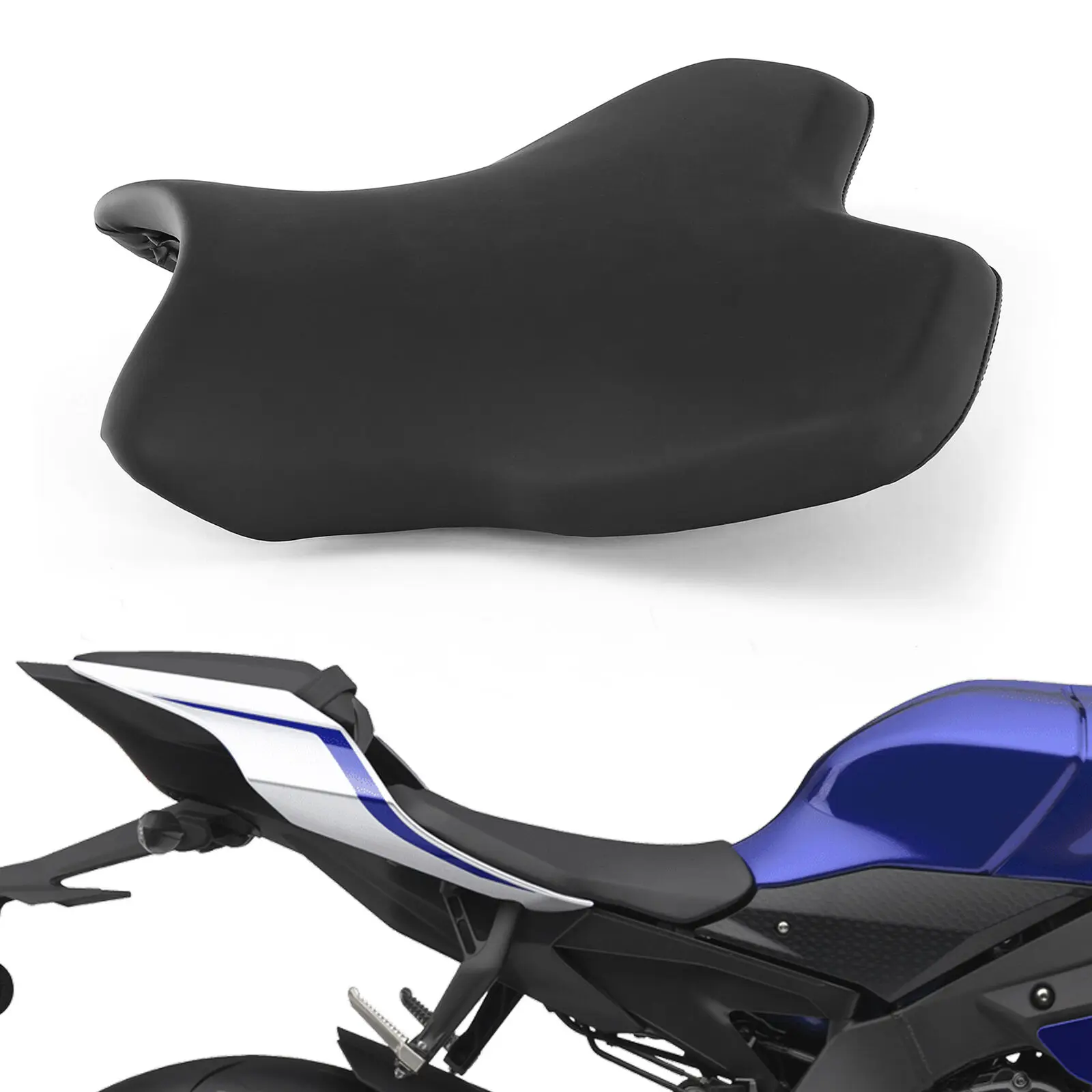 Motorcycle Black Front or Rear Driver/Passenger Seat For Yamaha YZF R1 R1M 2015-2024 R1S 2016-2018