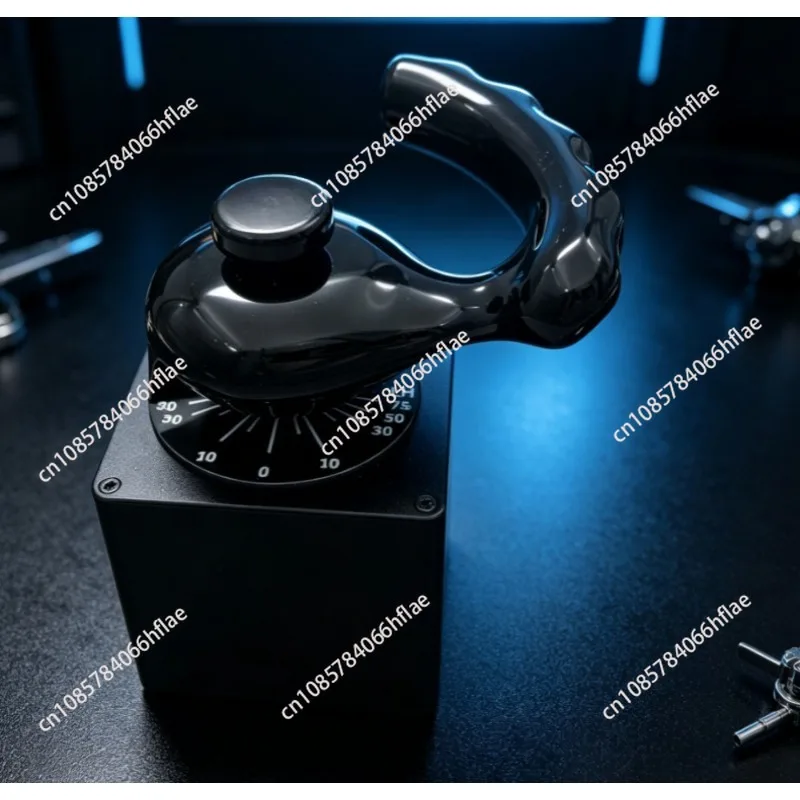 For USB Nose Wheel Steering Tiller for A320 B737 Flight Simulator, Left Hand & Right Hand Optional
