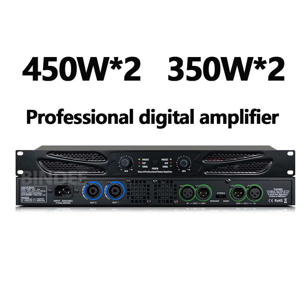 

Профессиональный мощный тонкий 2-канальный усилитель 1U, подходящий для DJ-сцени, КТВ, концертов, внутреннего и наружного полнодиапазонного динамика