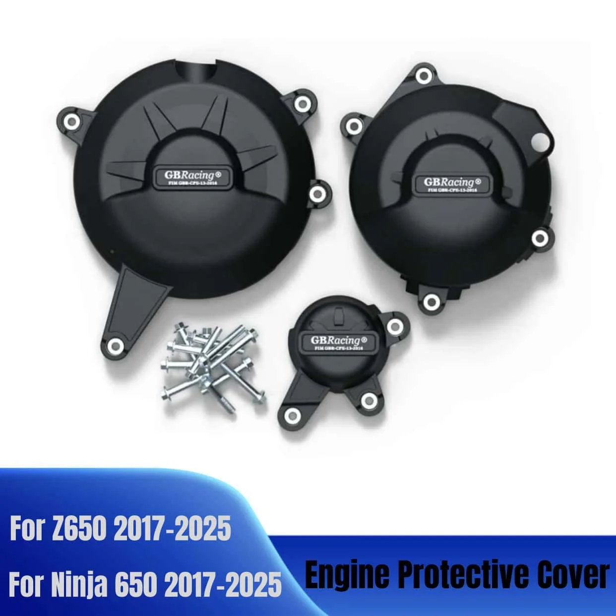 

For Kawasaki Ninja 650 Z650 Z650 2017-2024 2025 Engine guard cover For GBRacing Motorcycle Engine Protection Cover