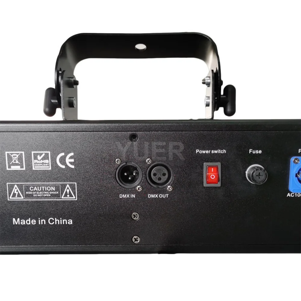 DJ RGB Laser 6 teste 6 x2w Laser Moving Head Light DMX512 Stage Effect Lighting Projector Disco Music Dance Party Club Bar Lights