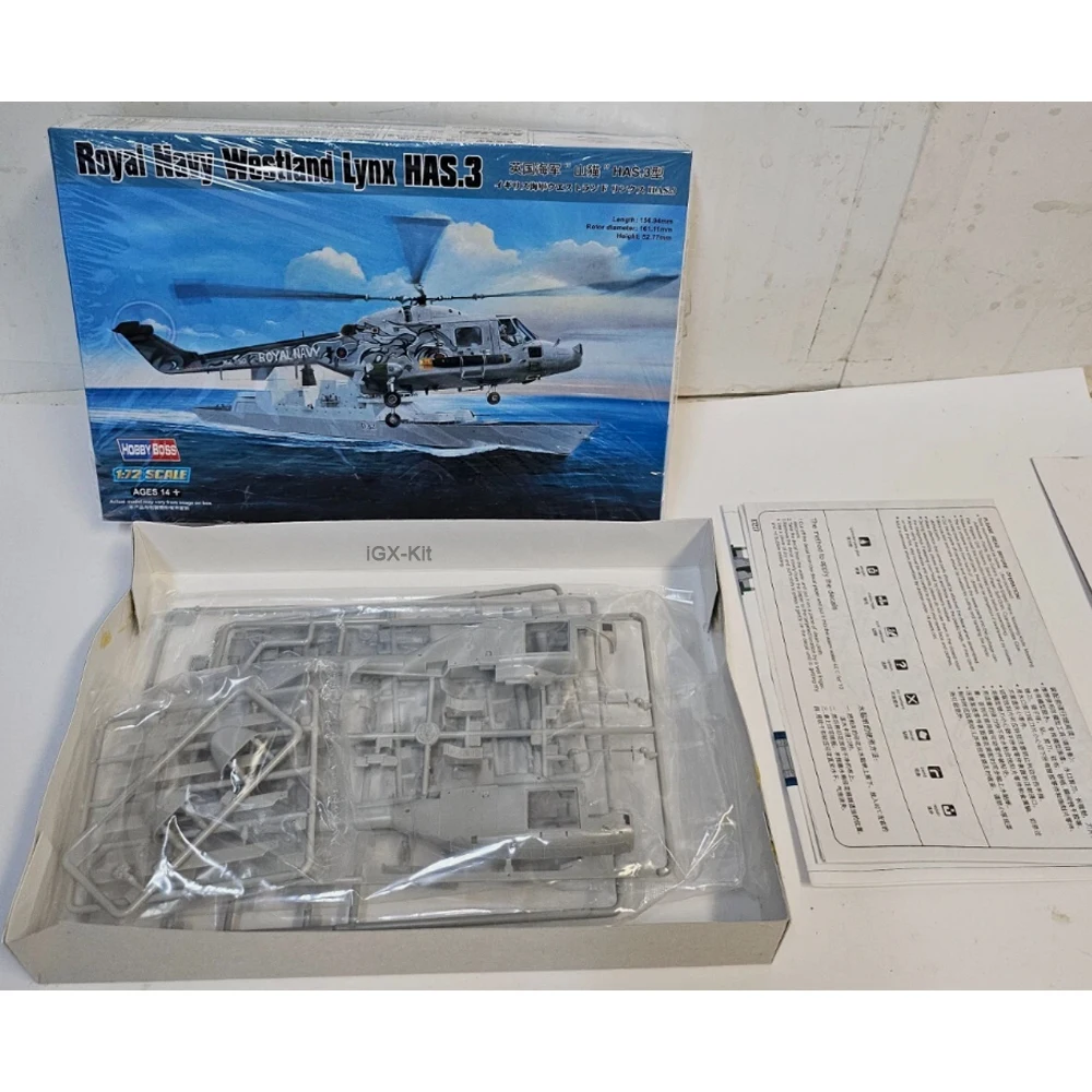 Model Kit Lynx - HobbyBoss 87237 1:72 Scale Royal Navy