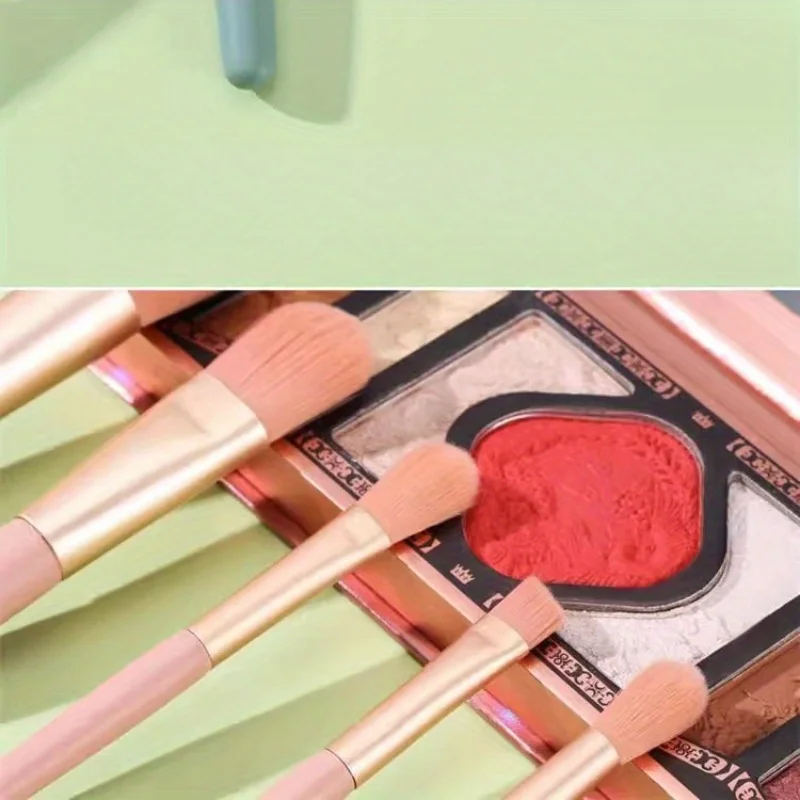 8Pcs 1set 전문 메이크업 브러쉬 세트 부드러운 푹신한 헤어 브러쉬 아이 섀도우 뷰티 화장품 메이크업 도구