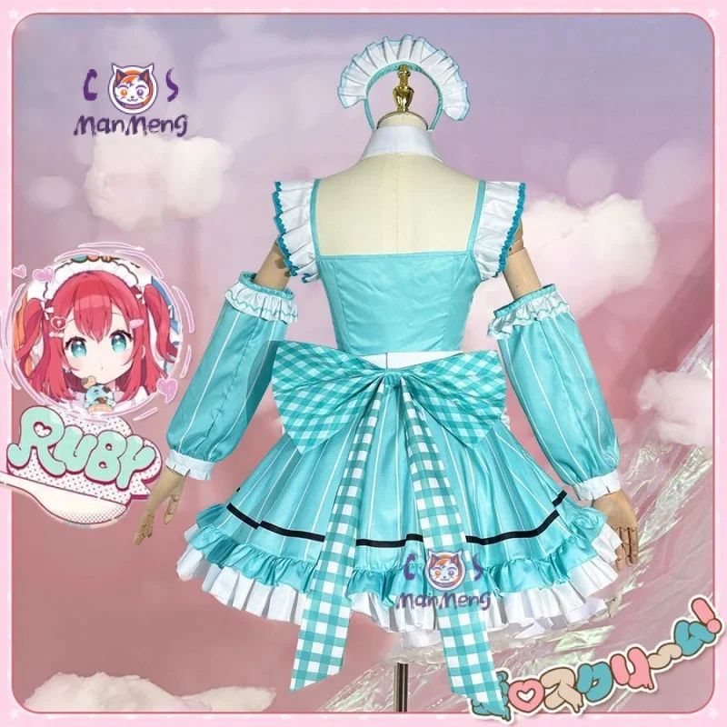 Вакана Шики Ухара Аюму Руби Куросава LoveLive!Саншайн! Костюм для косплеяAiScReam на Хэллоуин, милое платье горничной Лолиты для девочек