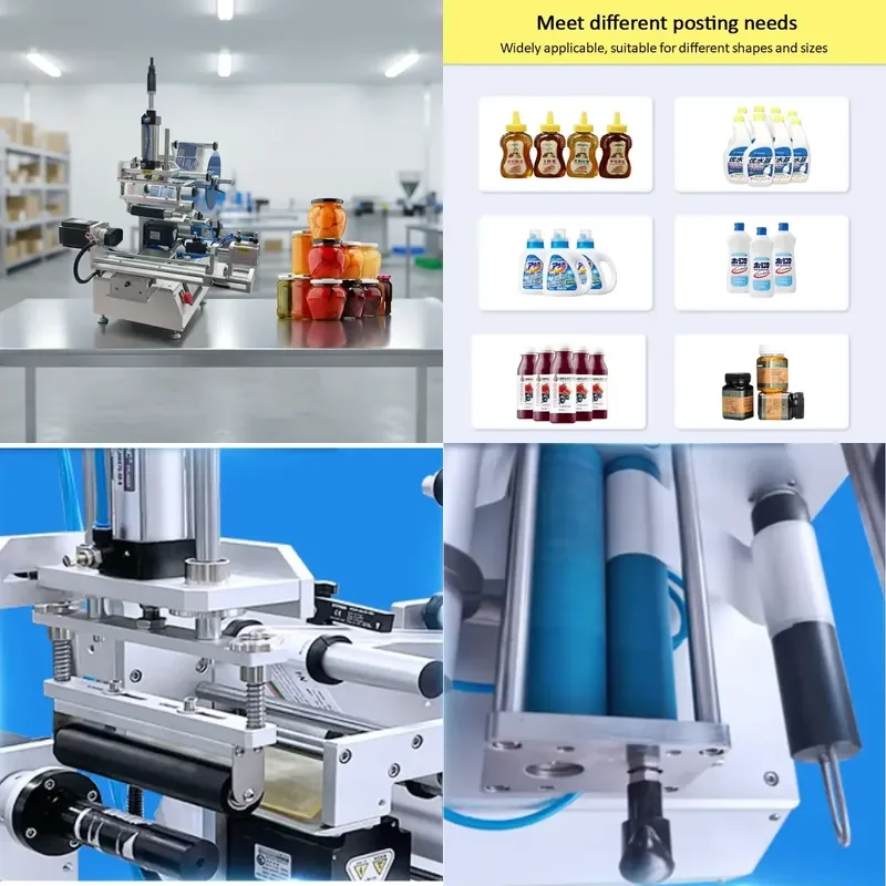 Efficient Semi Automatic Desktop Labeling Machine for Tea Products