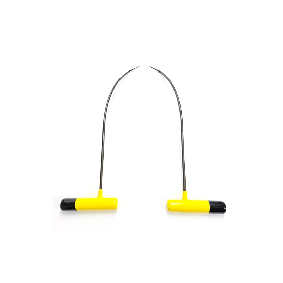 PDR Paintless Dent Repair Tools - 2 Pieces Curve Stick Yellow - PDR Tools 45cm / 6mm