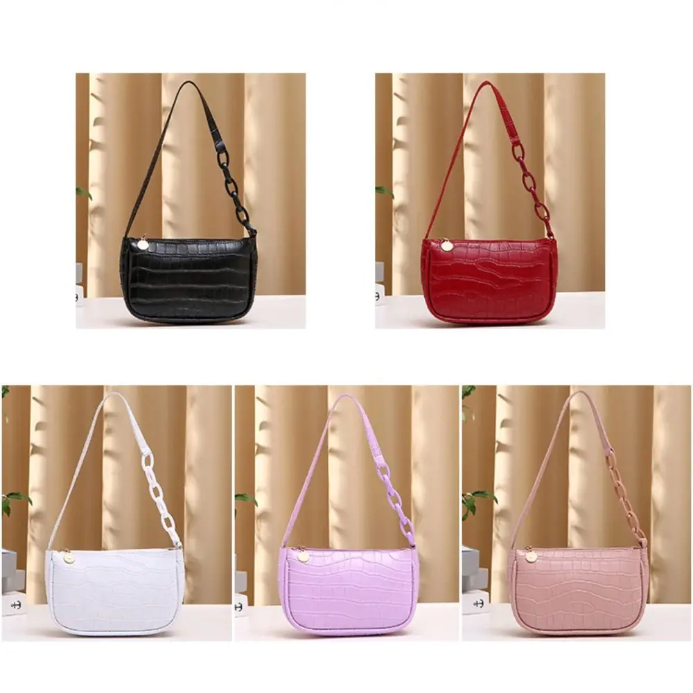 

Fashion PU Leather Women Crossbody Bags Large Capacity 5 Colors Strap Armpit Bag Waterproof Travel Storage Handbags Women Girls