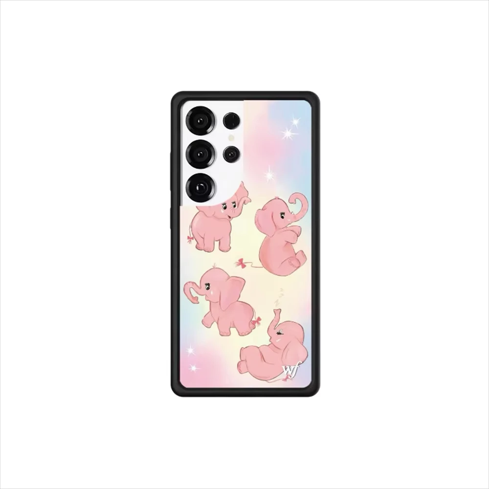 Чехол для телефона Wildflower INS Free City Together Samsung S23 S24 S25 S26 Ultra с изображением котенка Оливии Нилл Клэр Дрейк 