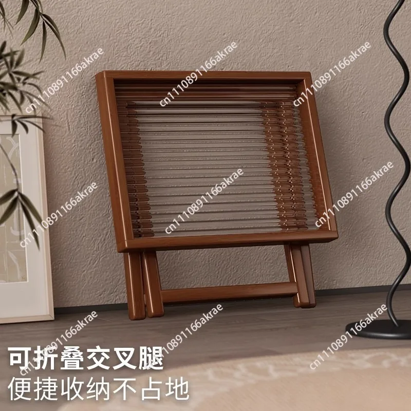 for Living room small coffee table household small medieval side table bedroom bedside shelf balcony
