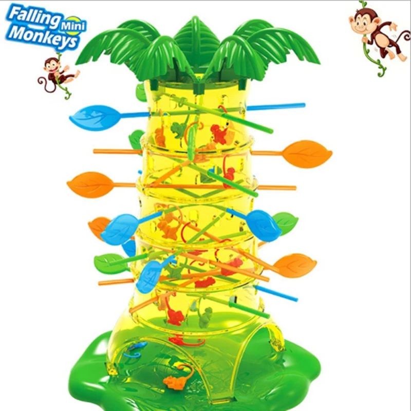 Children Interesting Intelligence Toys Turn Monkeys Down Monkey Tree Climbing