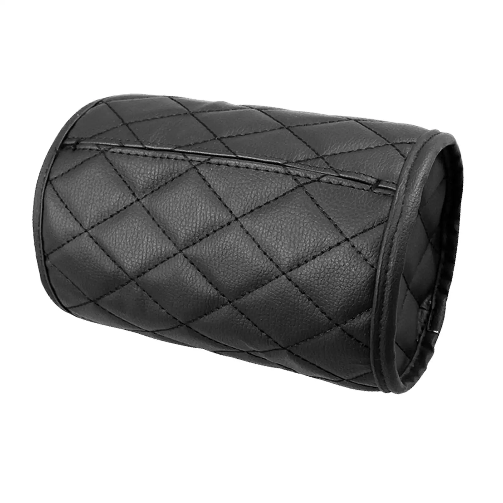 Car Tissue Box Multi-Use Round Paper Holder Case for Car Armrest Boxes