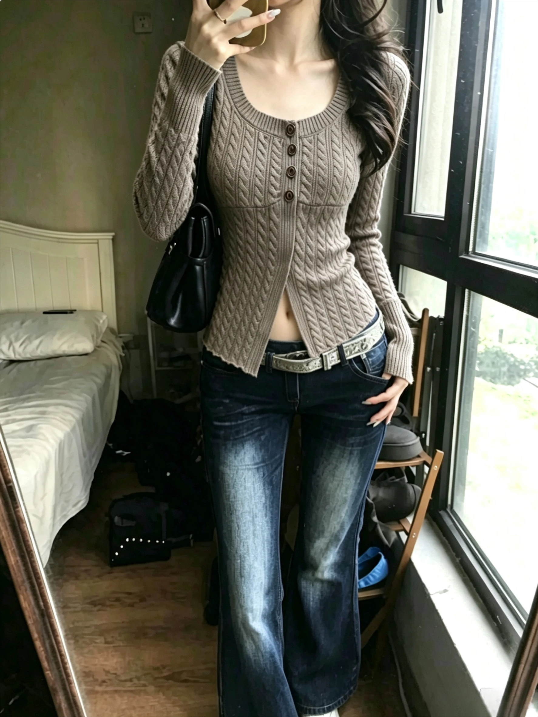 Women Korean Gothic Subculture Knit Sweater Harajuku Streetwear Slim Fit Pullover Casual Solid Chic Elegant Jumpers Tops