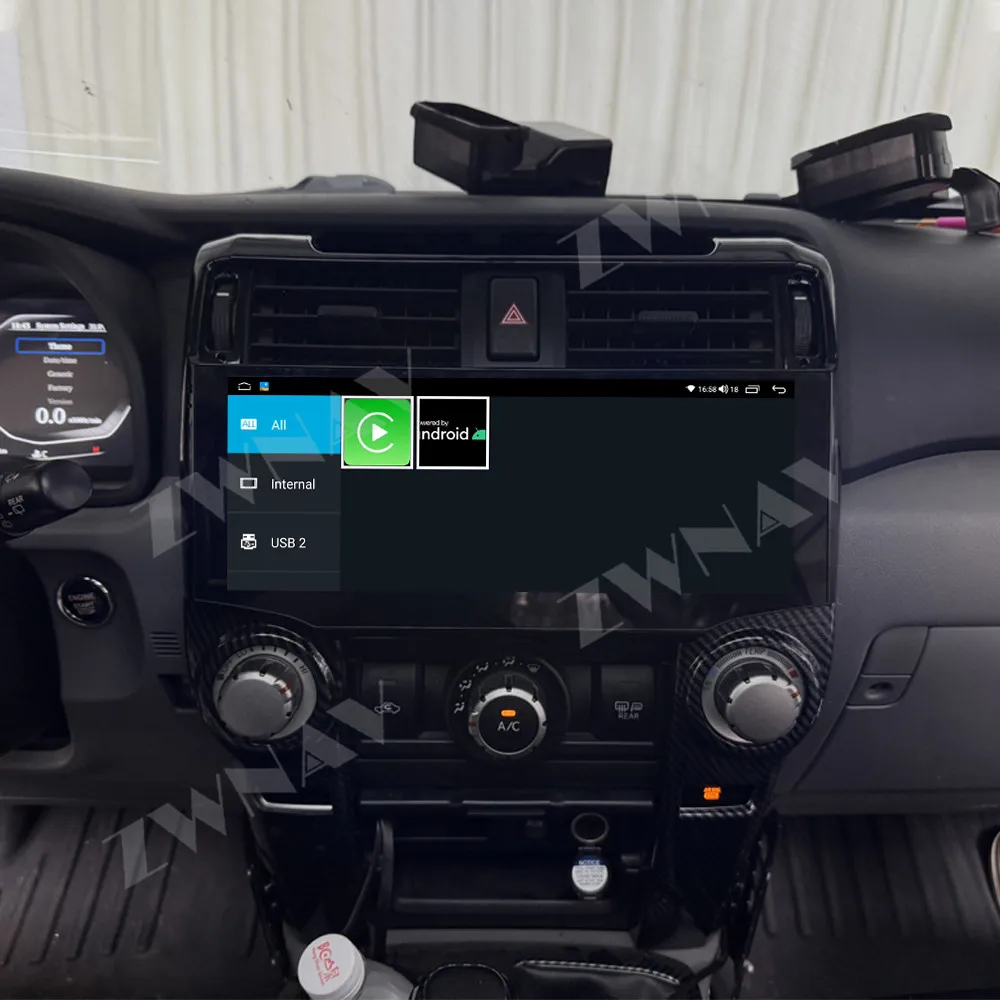 For Toyota 4Runner 2010-2022 Android 13 Car Radio 12.3 inch Screen Navigation Wireless GPS Stereo Multimedia Player head unit