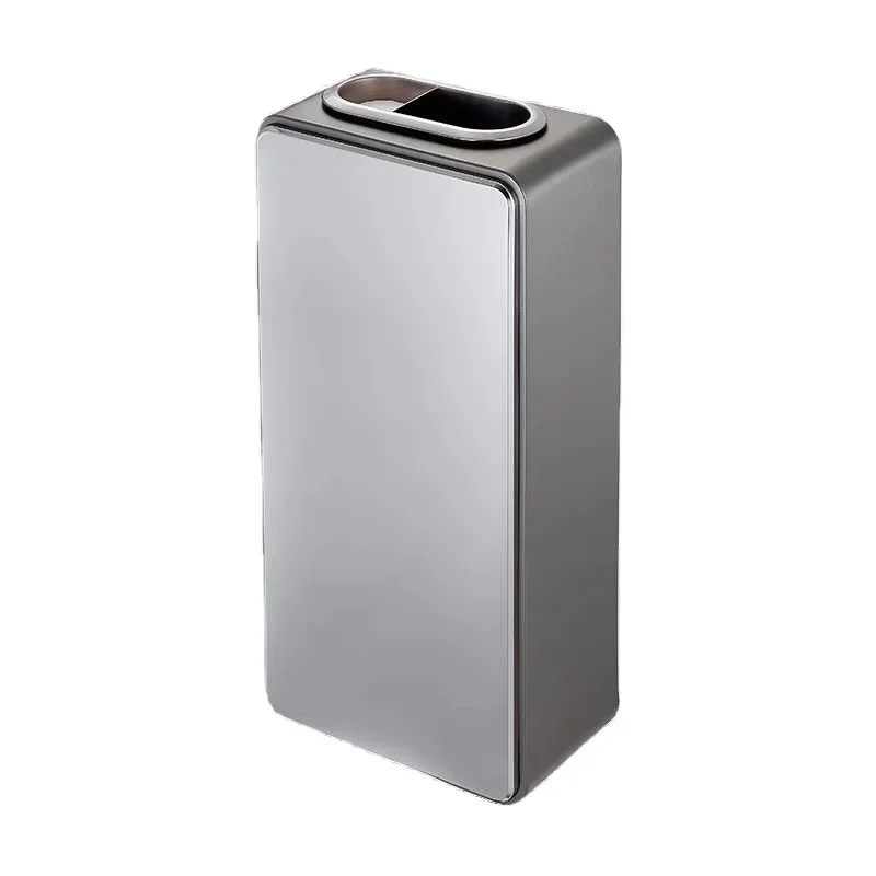 

304 stainless steel trash can household living room toilet bathroom kitchen large hotel office
