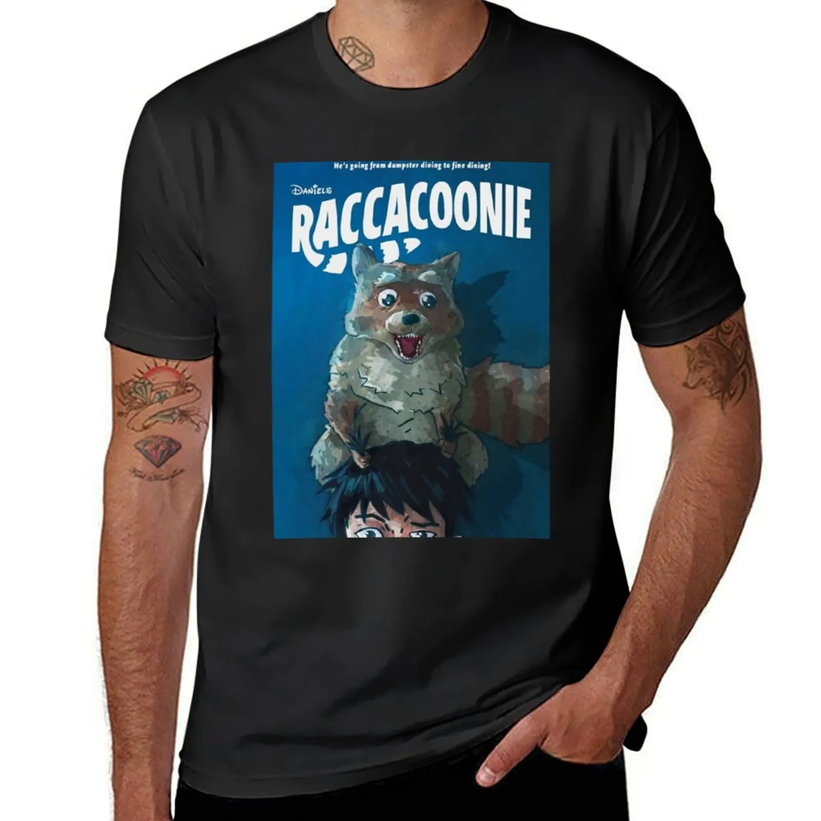 

Raccacoonie Everything Everywhere All At Once T-Shirt quick-drying anime customs black t-shirts for men
