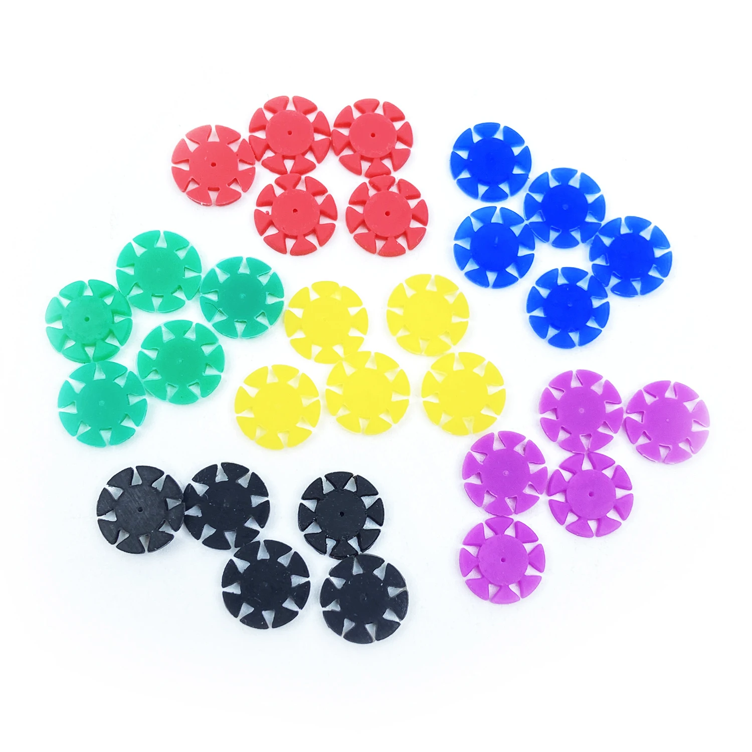 JOLANT 100PCS Dental Root Canal Files Stopper Disinfection Marking Circle Dental Mark Ring Counting Rubber Stopper