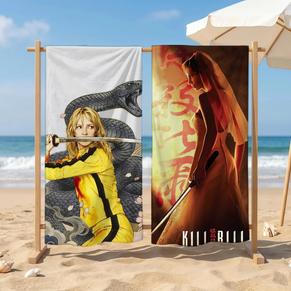 Moive Kill Bill Volume Towel Sports Quick Dry Travel Camping Sandproof Soft Light Large Beach Towel