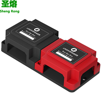 Heavy Duty 600A 48V Bus Bar Power Distribution Block Ground Busbar Box 4xM10(3/8\