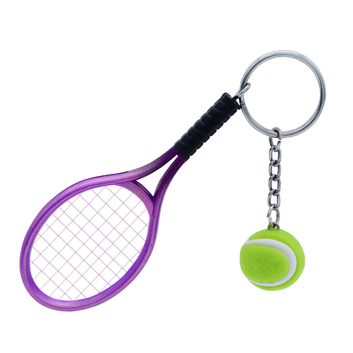 

Keychain Accessories Keychains for Sports Lover Small Tennis Ball Simulation Baby Gifts