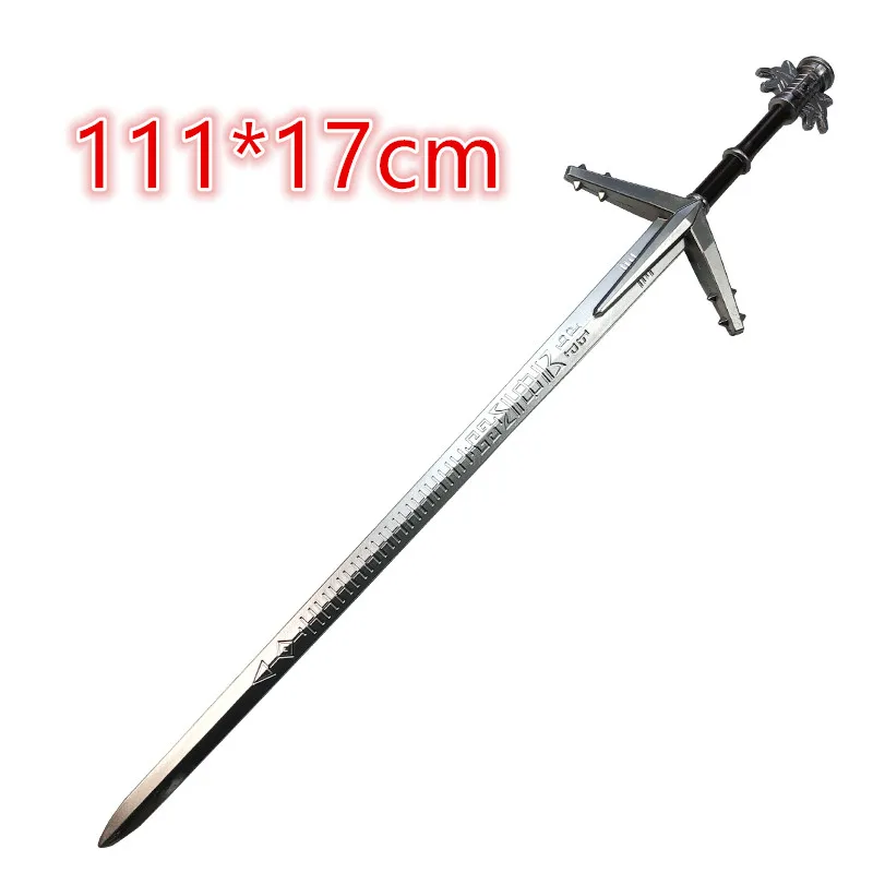 Wild Hunt Sword aeronght Sword arma Cosplay White Wolf Prop gioco di ruolo regalo 1:1 Safety PU Wizard Eredin Alice Jewel Sword