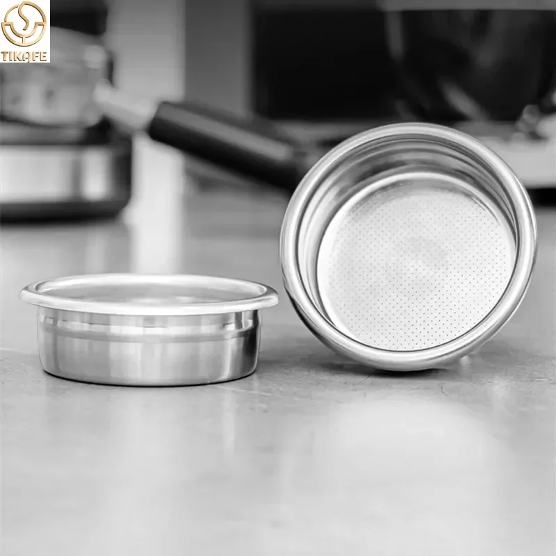 Kahve Espresso Filtre Sepetleri Hassas 58mm Kahve Makinesi Kolu Ekstraksiyon Tozu Kase 15/18/20/22g