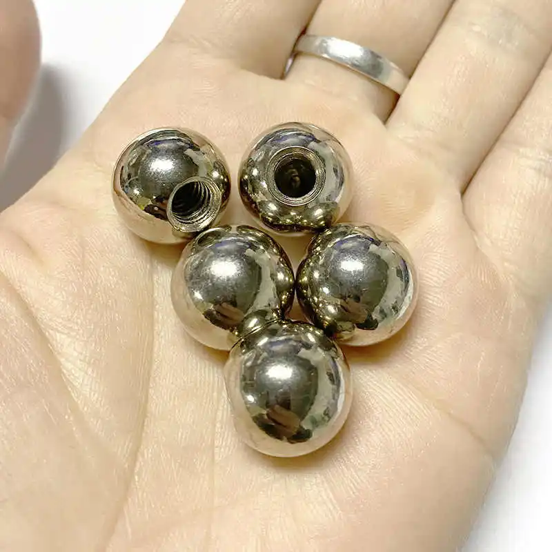 

5mm spherical to 1/4 screw mobile phone clip transfer screw 17.4mm flat clip metal adapter steel ball head