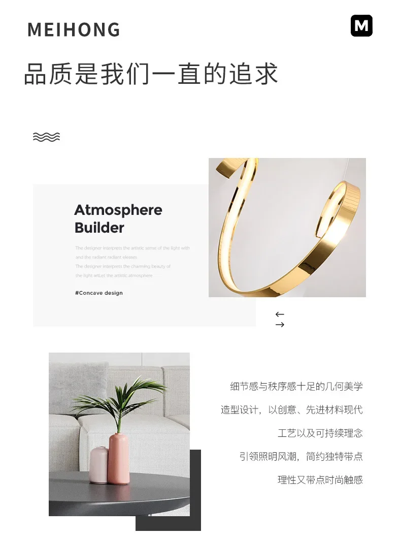 โคมไฟระย้าแบบมินิมอลสำหรับร้านอาหาร โคมไฟหรูหราสำหรับเคาน์เตอร์บาร์และโต๊ะอาหาร