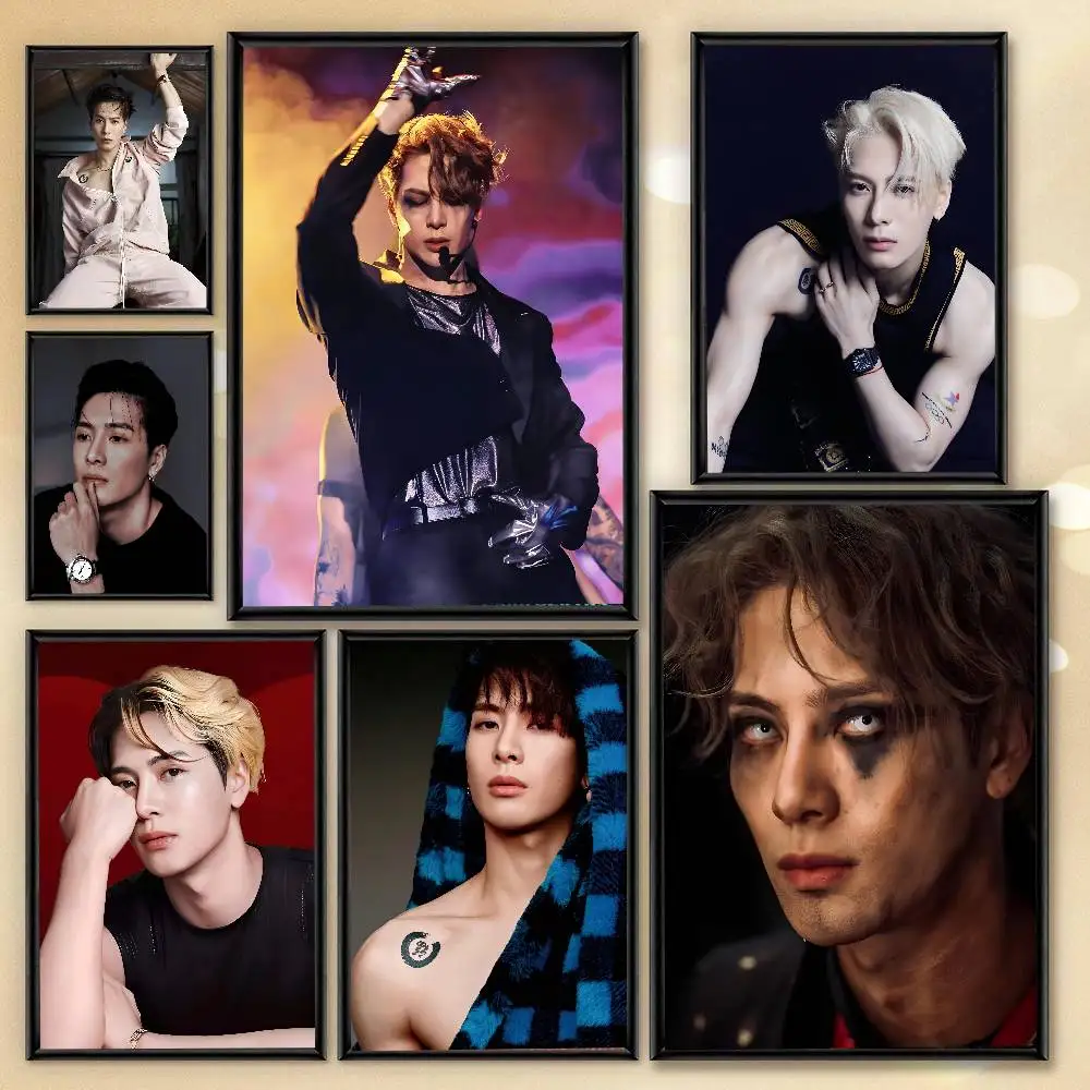 KPOP J-Jackson Wang Poster Art With Prints Home Bedroom Living Room Decoration Gift