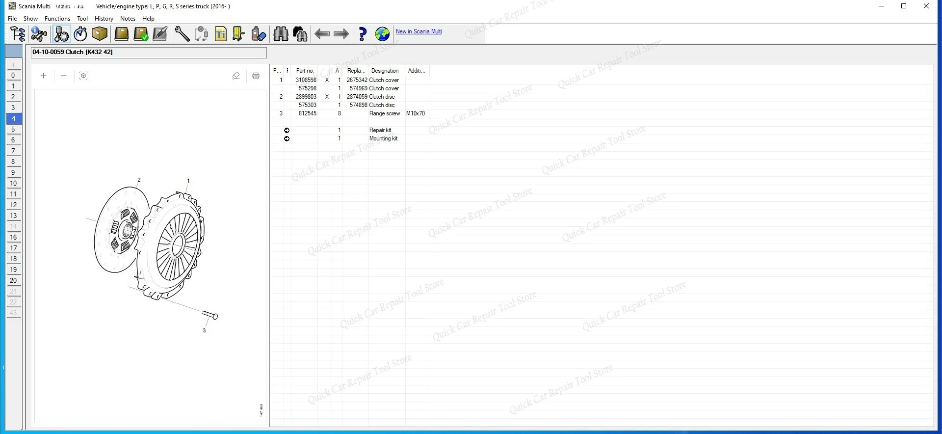 ForScania Multi Unlock 2025.06 /2025.1 إلخ كتالوج الأجزاء الإلكترونية شاحنة حافلة ومحرك سكانيا EPC مع رقعة Unexpire #5