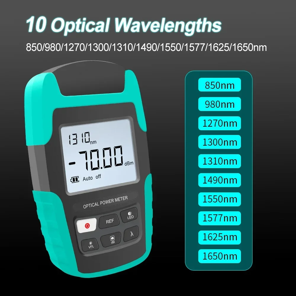 4 In 1 Multifunctional Optical Power Meter Green Light All-in-one Machine With VFL/J45 SequenceAutomatic Calibration