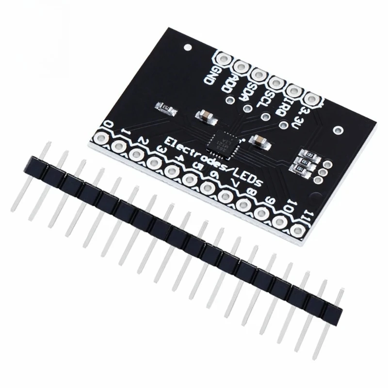 MPR121 V12 I2C Capacitive Touch Sensor Breakout Board for Arduino Compatible Keyboard Development Module