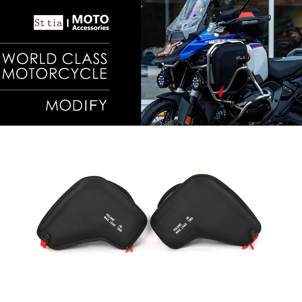 R 1300 GS Adventure 4L Motorcycle Accessories Radiator Cowl Bag Side Fairing Tool Storage Bags 2kg For BMW R1300GSA R1300GS ADV