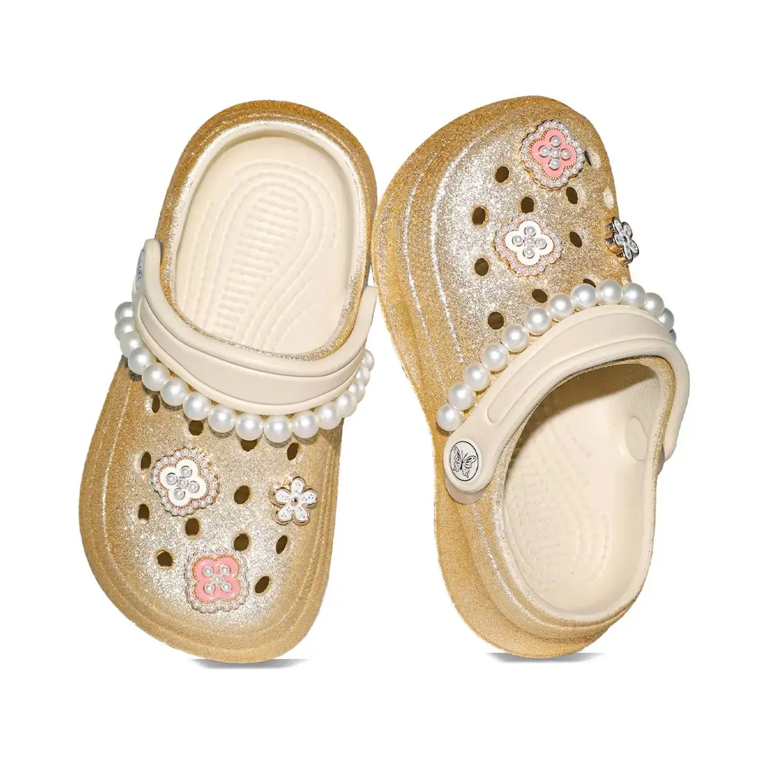 Kids Slip-On Clogs and Mules - Breathable, Waterproof, EVA Garden Shoes with Decorative Chain for Beach and Everyday Wear 168