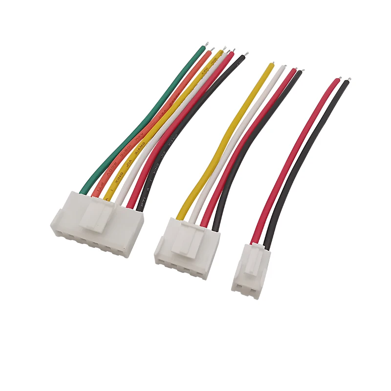 3Pcs JST VH3.96 VH 3.96mm Pitch 2/3/4/5/6/8/10 Pin Female Housing Plugs Connector With 22AWG Electronic Wire Cable 10/20/30CM