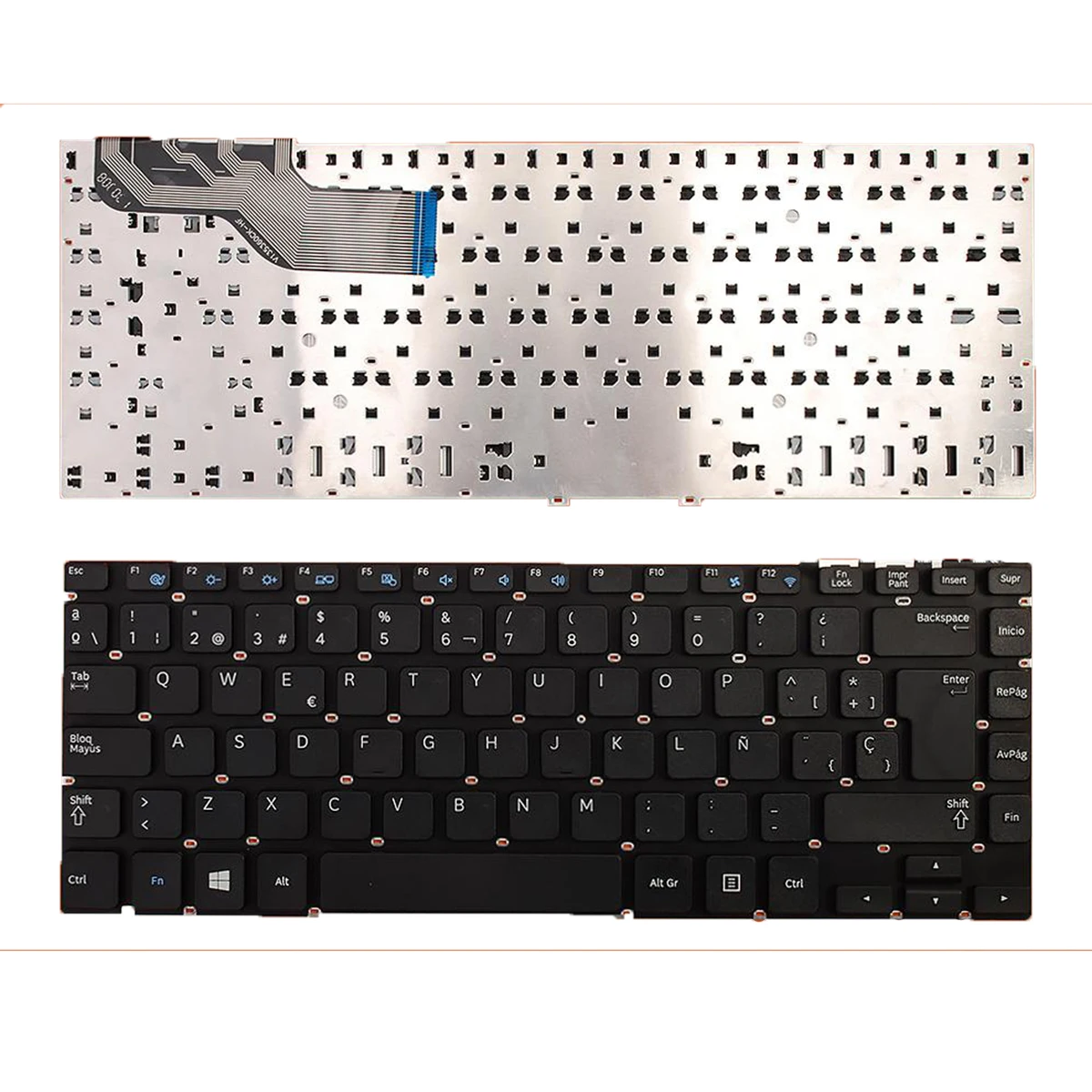 new Spanish/Latin keyboard for Samsung NP270E4V NP275E4V 270E4V 275E4V Laptop Latin Spanish Tecl